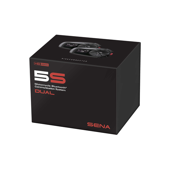 Sena 5S Motorcycle Bluetooth Communication System (Dual Pack)