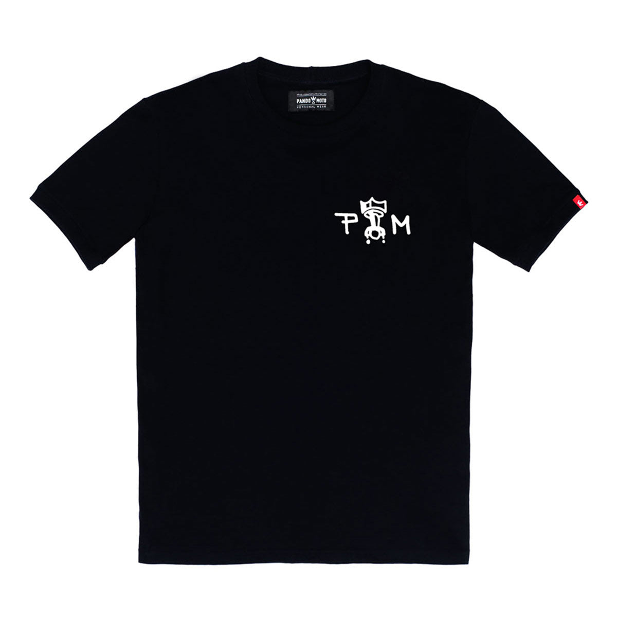 PandoMoto T-Shirt Mike Moto Wing 1 Black