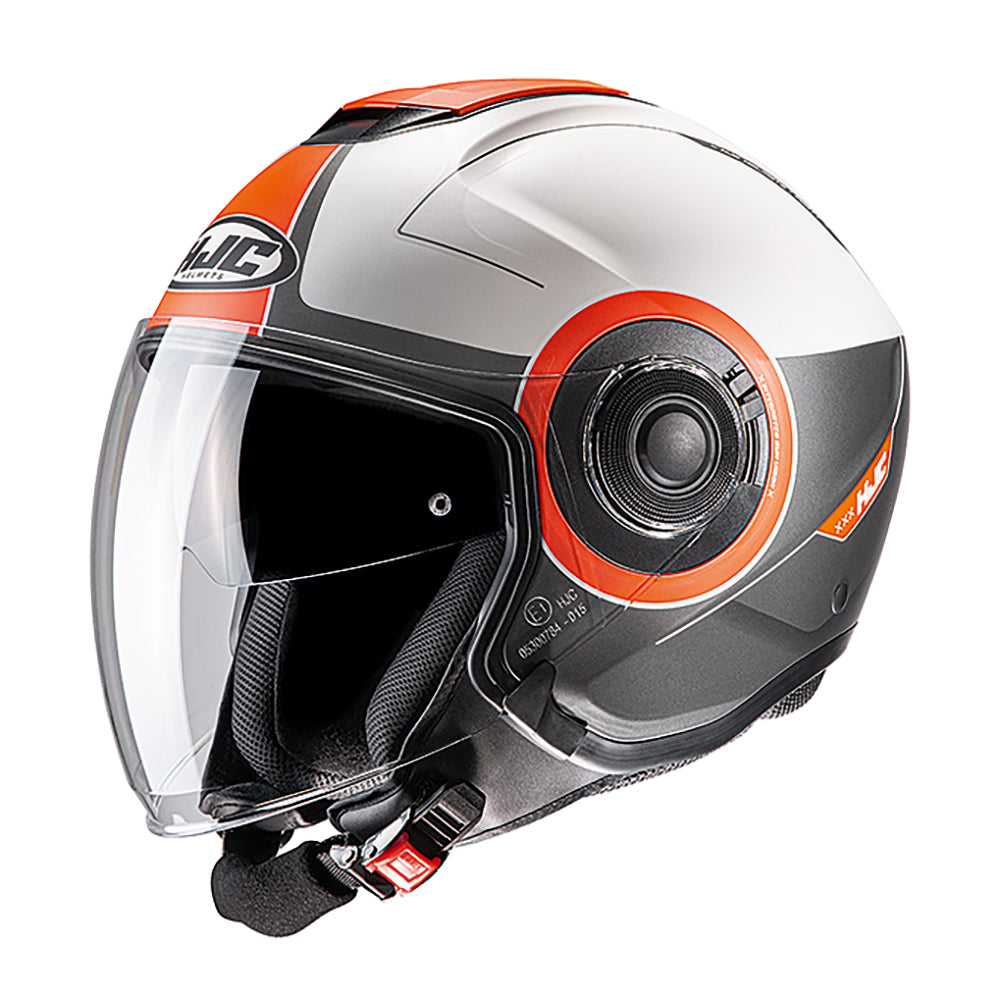 HJC I40 Panadi MC7SF Black/White/Orange