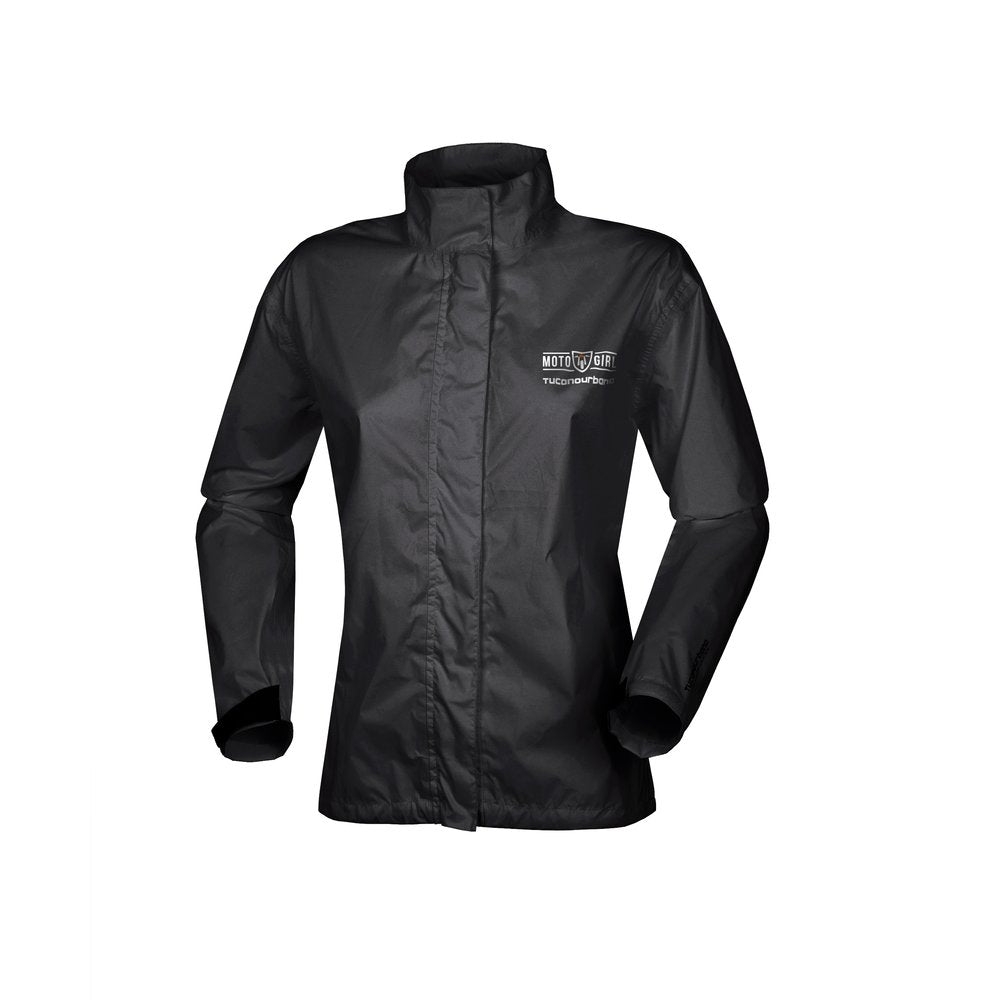 MotoGirl Waterproof Over Jacket Black