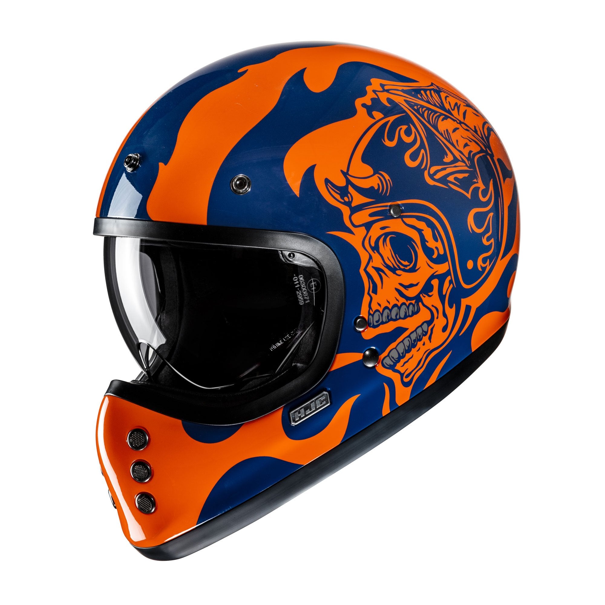 HJC V60 Flame MC27 Blue/Orange