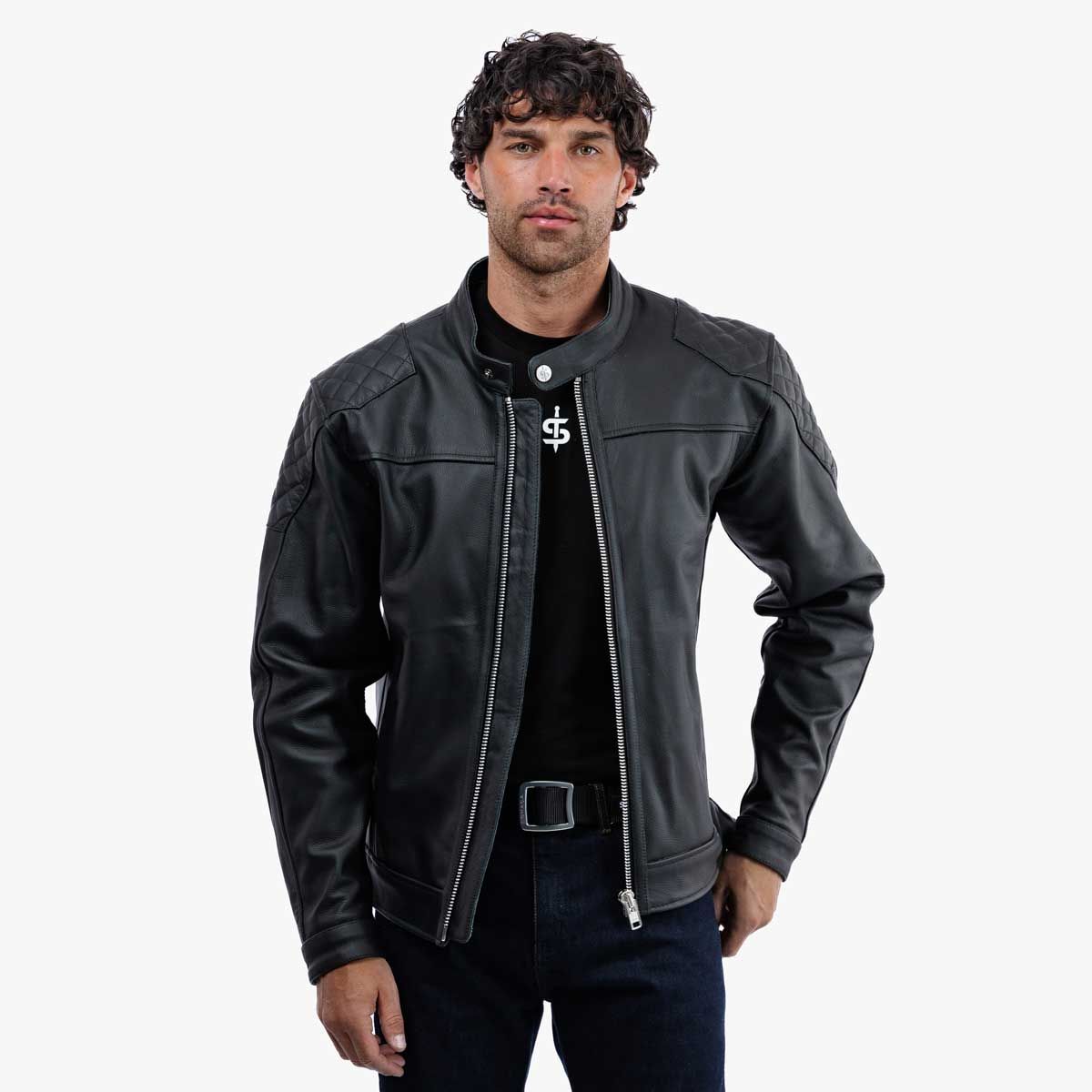 Spada Lambert Rev.2 CE Leather Jacket Black