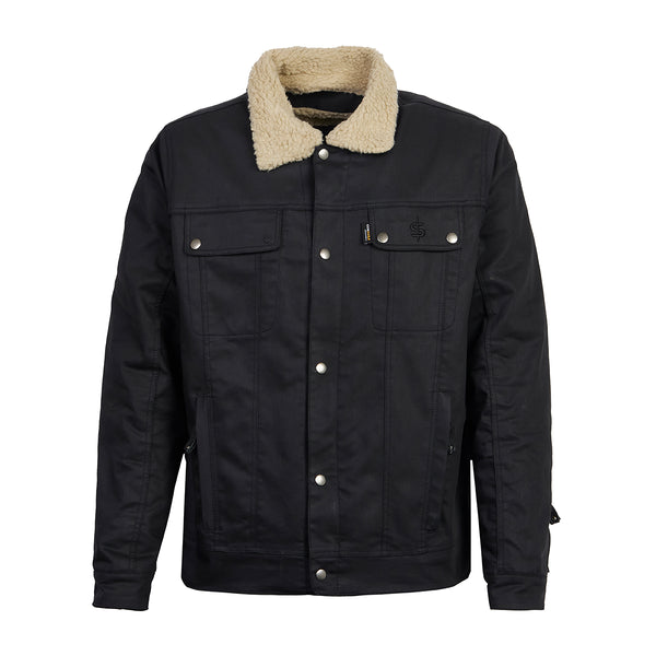 Spada Temper Trucker Jacket Black/Tan