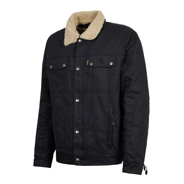 Spada Temper Trucker Jacket Black/Tan