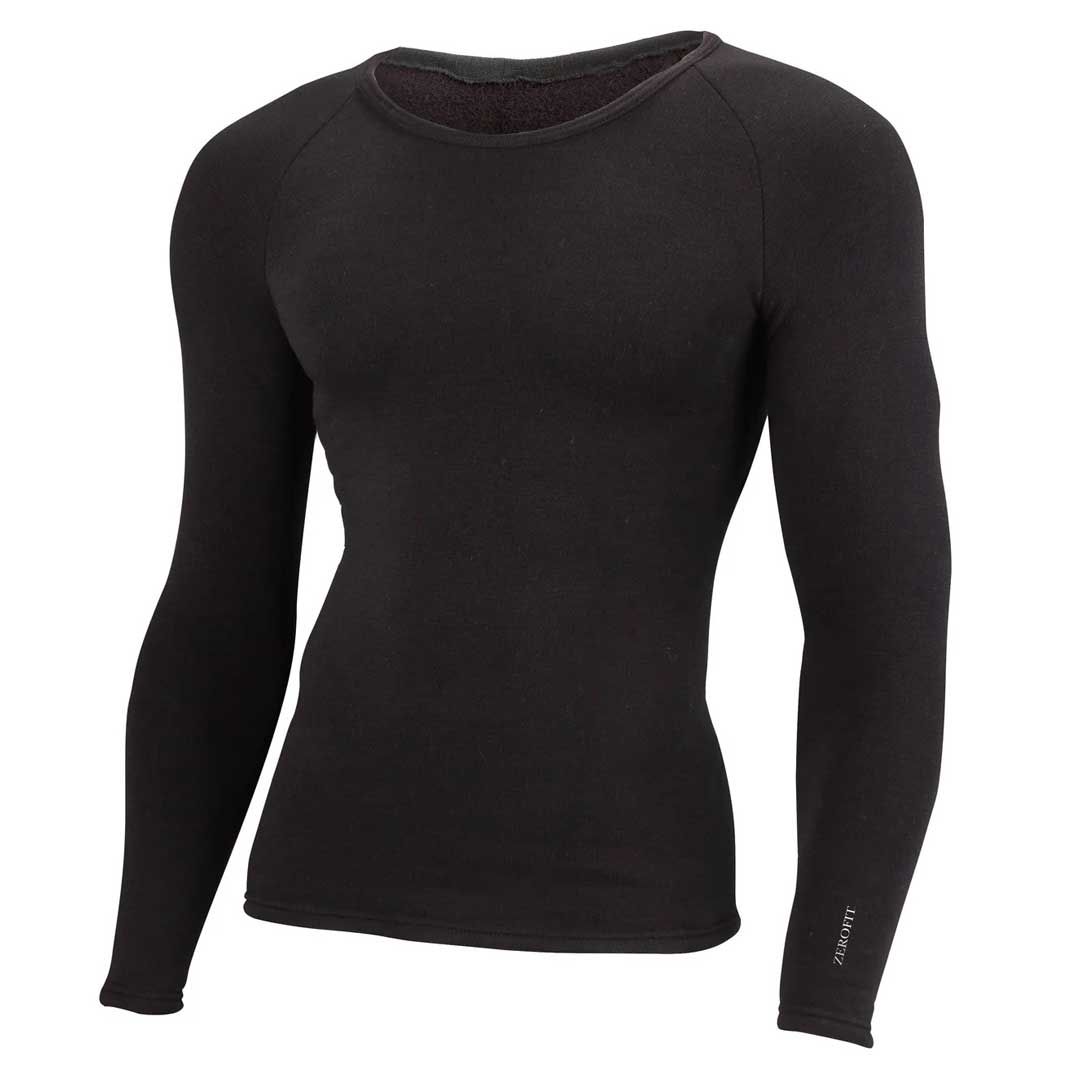 ZeroFit Ultimate Heatrub Baselayer Crew Neck Black
