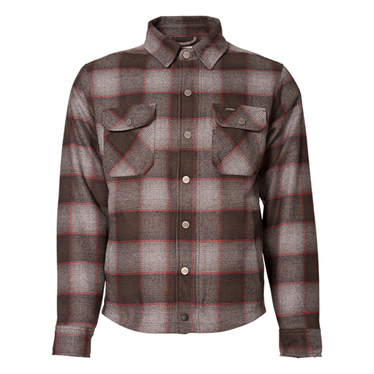 Rokker Chicago Rider Shirt Grey/Red