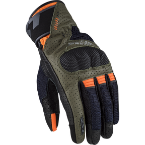 LS2 Air Raptor Man Gloves Green/Blue/High Visibility Orange