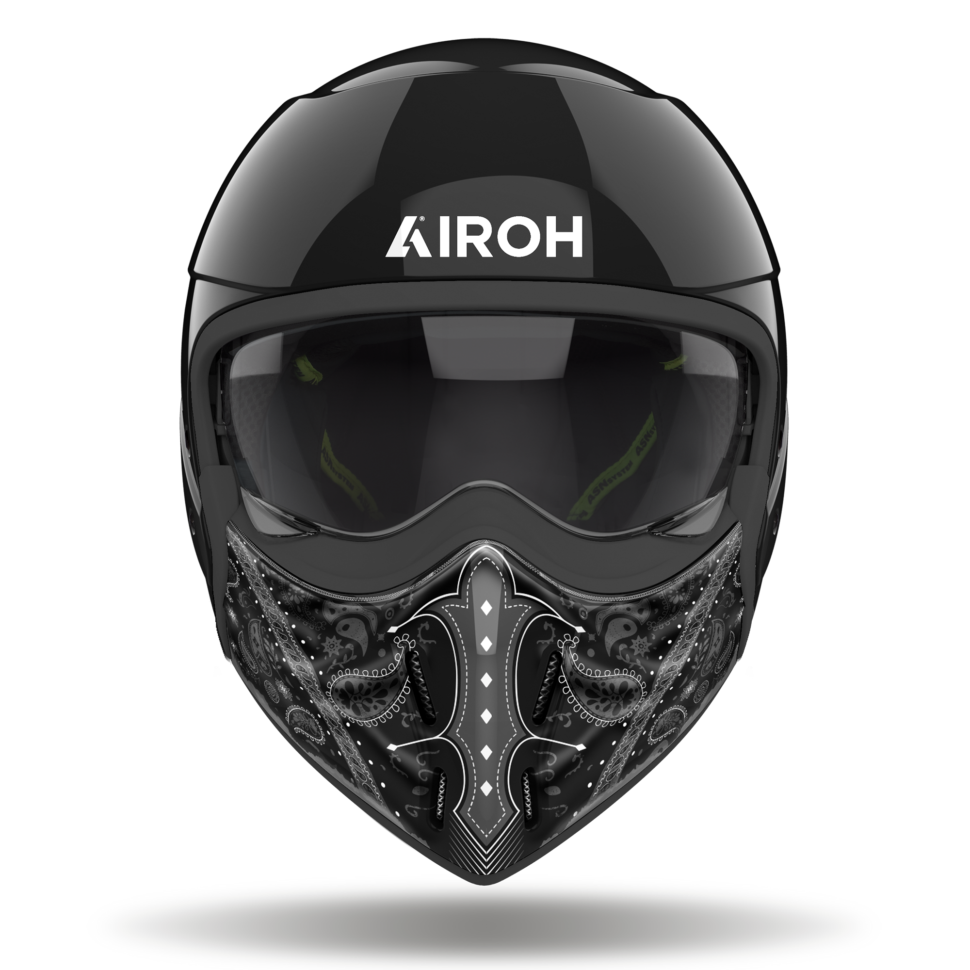 Airoh J110 Paesly Black Gloss