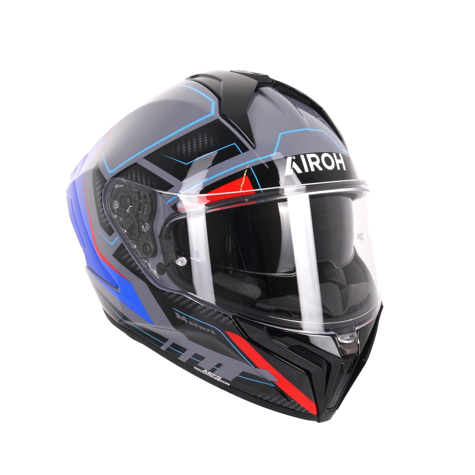 Airoh Matryx Rocket Blue/Red Gloss