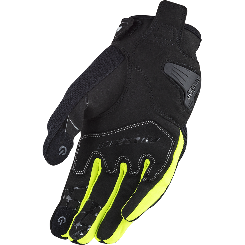 LS2 Dart 2 Man Gloves Black/High Visibility Yellow