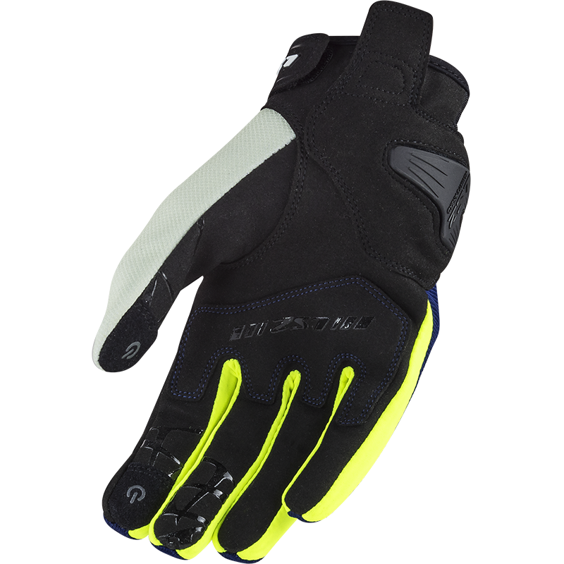 LS2 Dart 2 Man Gloves Blue/High Visibility Yellow