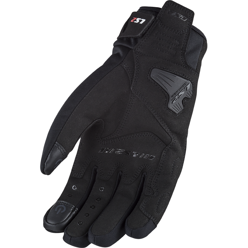 LS2 Jet 2 Man Gloves Black