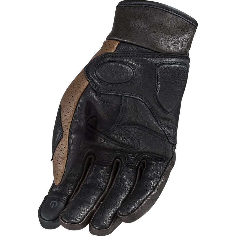 LS2 Rust Man Gloves Brown Leather