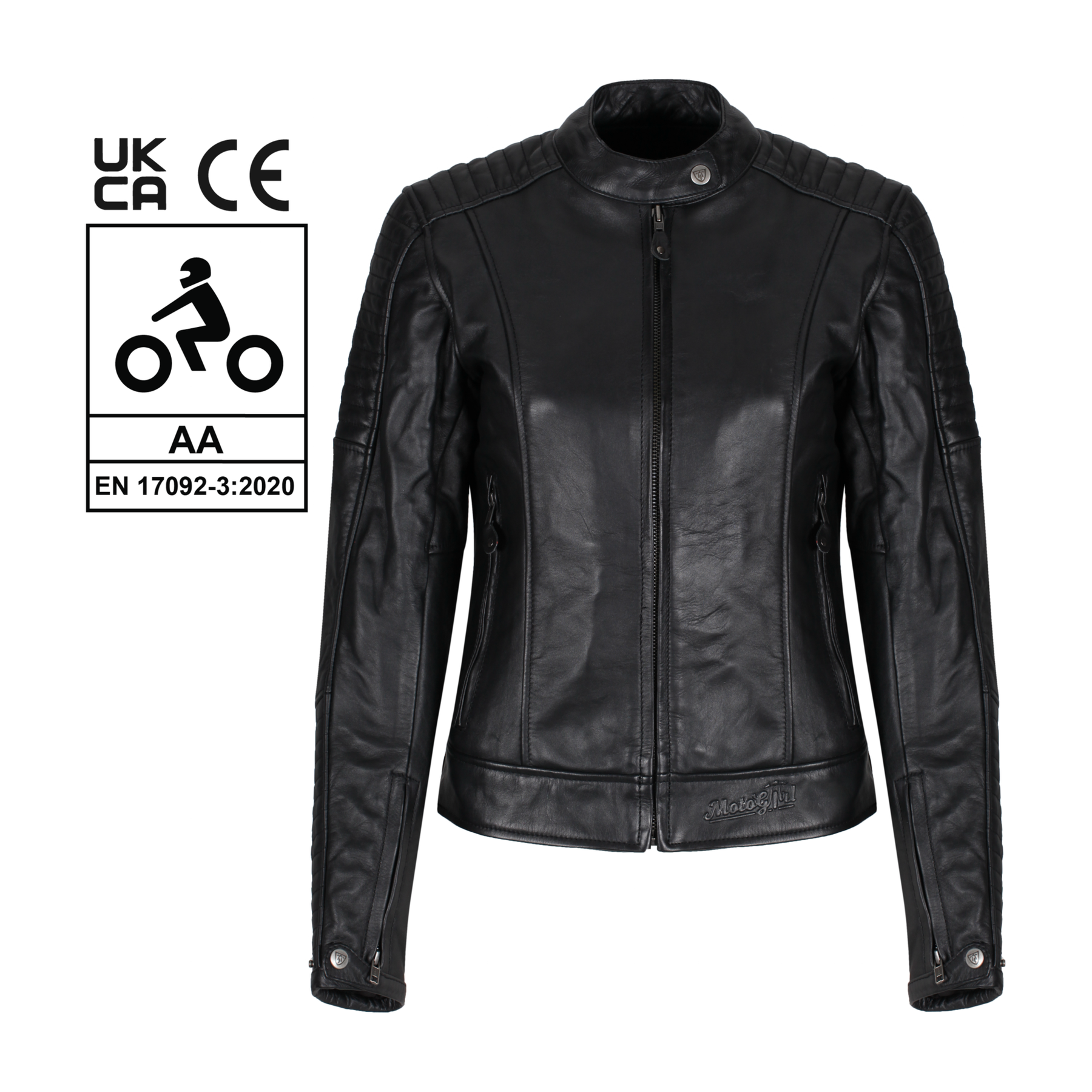 MotoGirl Valerie Leather Jacket Black