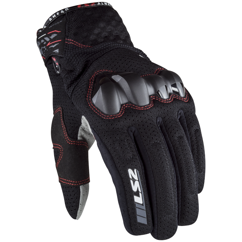 LS2 Chaki Lady Gloves Black