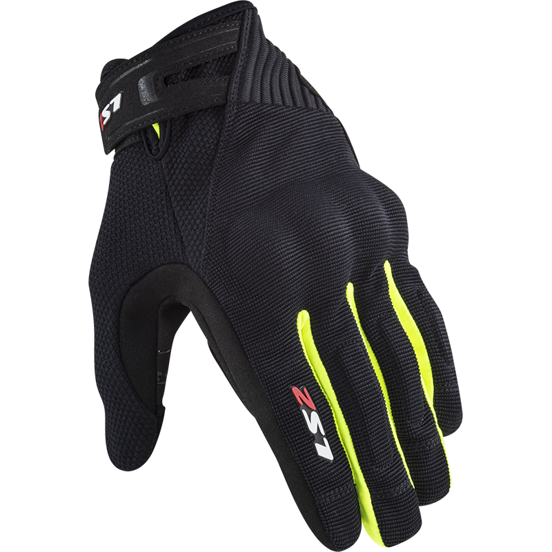 LS2 Dart 2 Man Gloves Black/High Visibility Yellow