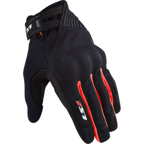 LS2 Dart 2 Man Gloves Black/Red