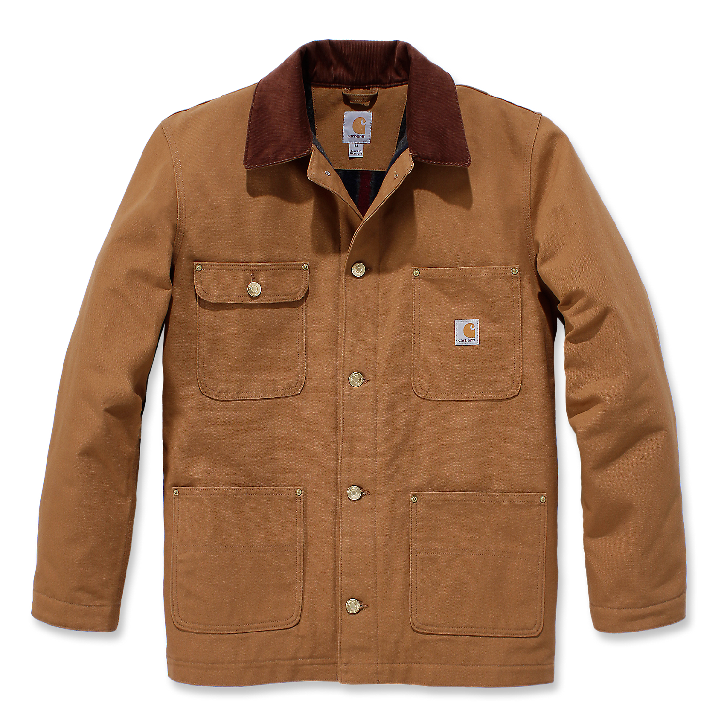 Carhartt Loose Fit Firm Duck Blanket Lined Chore Jacket