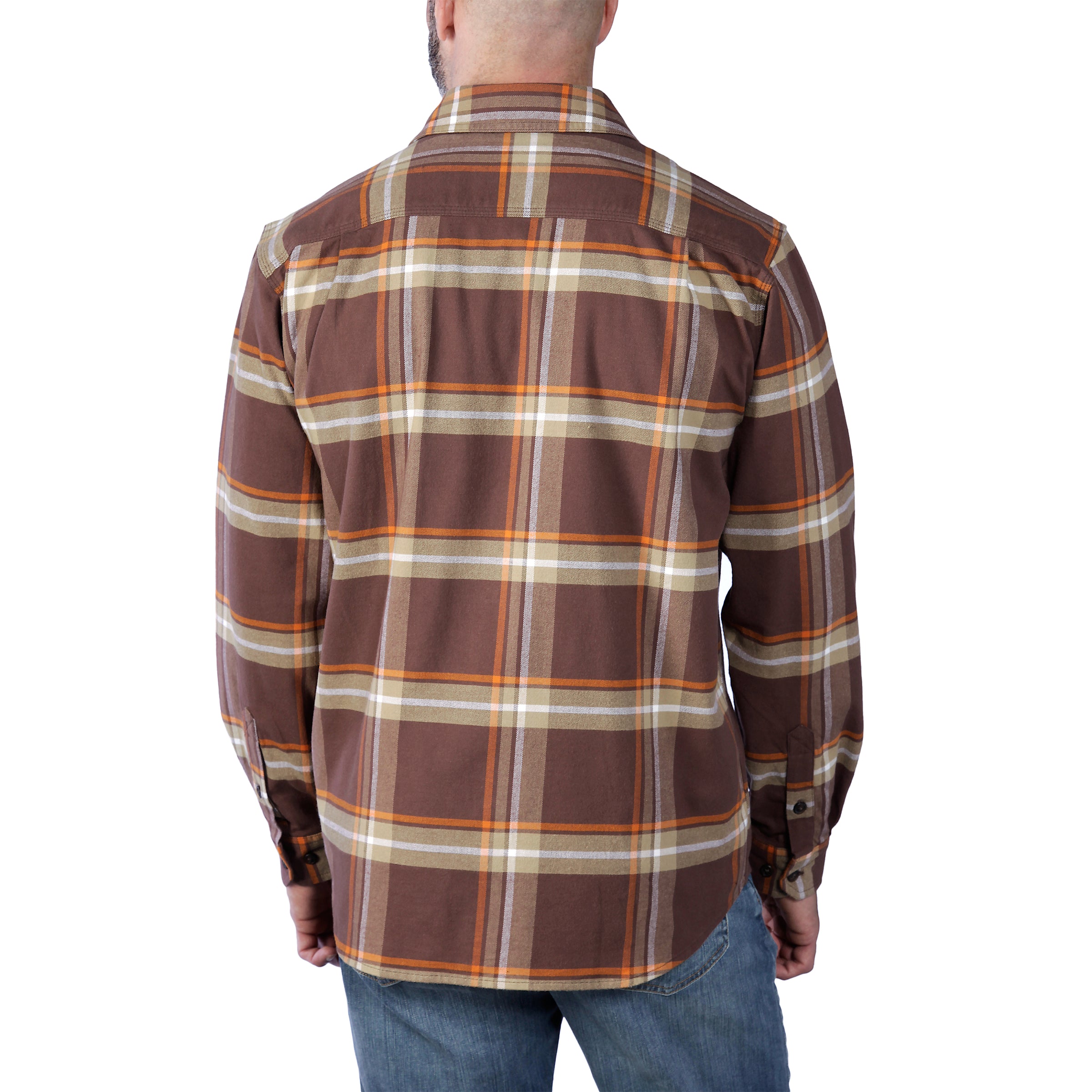 Carhartt Rugged Flex Relaxed Fit Midweight Flannel Plaid Shirt