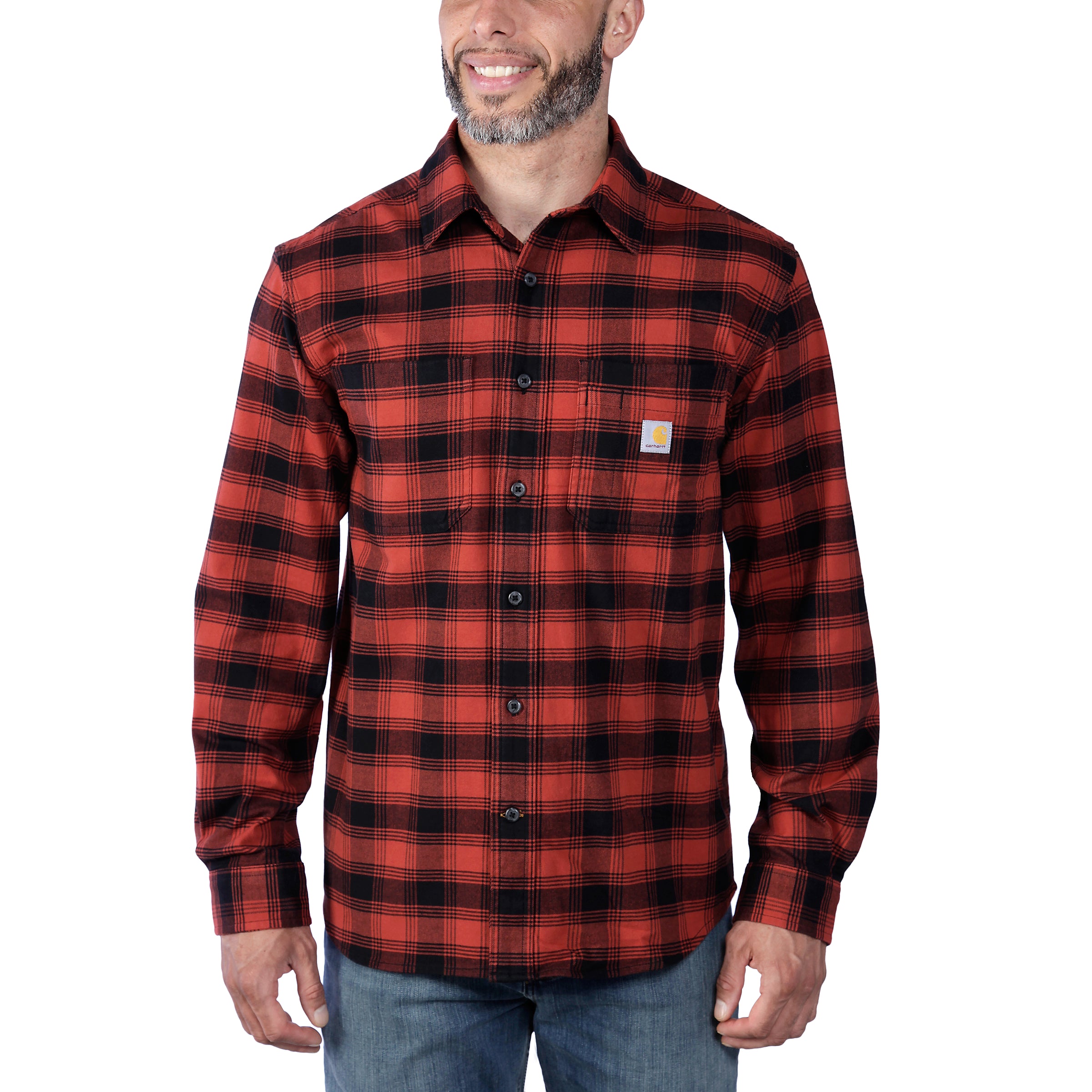 Carhartt Rugged Flex Relaxed Fit Midweight Flannel Plaid Shirt