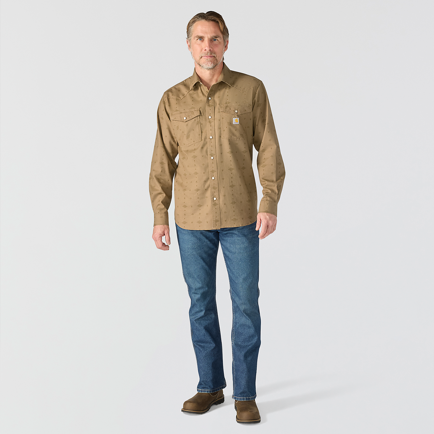Carhartt Rugged Flex Montana Bozeman Relaxed Long Sleeve Plaid Shirt