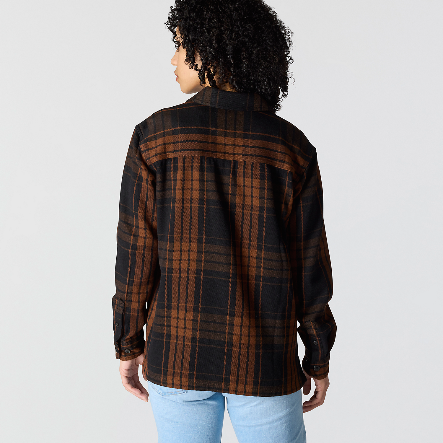 Carhartt Ladies Tencel Fiber Series Loose Fit Twill Plaid Shirt