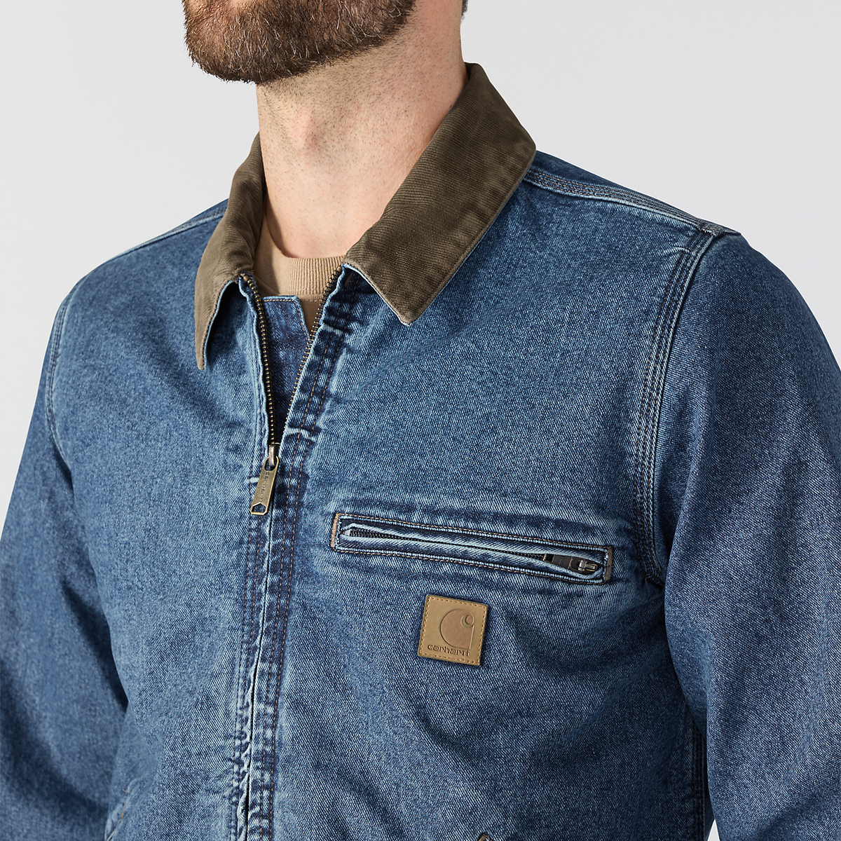 Carhartt Relaxed Fit Rugged Flex Denim Detroit Jacket