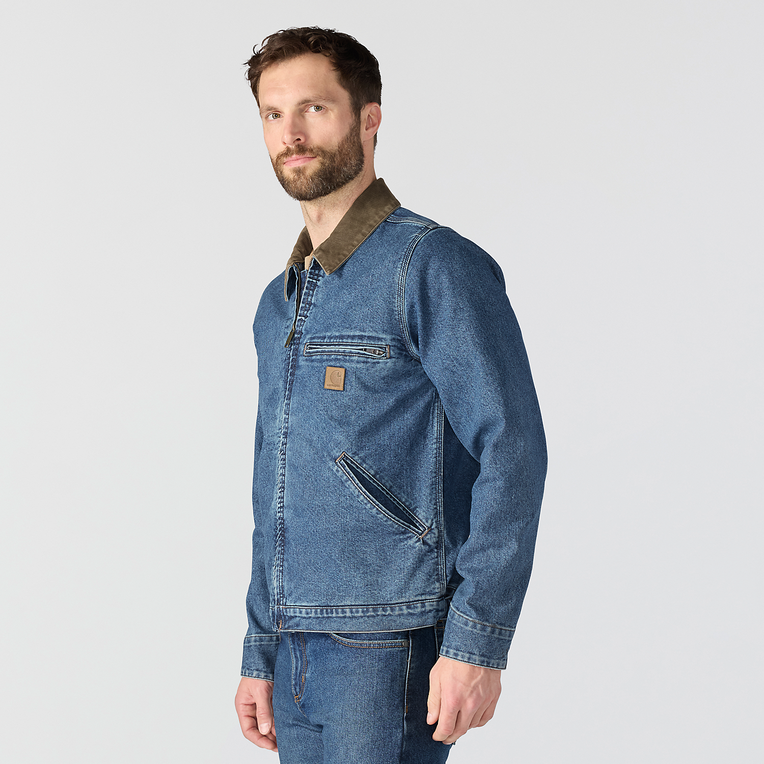Carhartt Relaxed Fit Rugged Flex Denim Detroit Jacket
