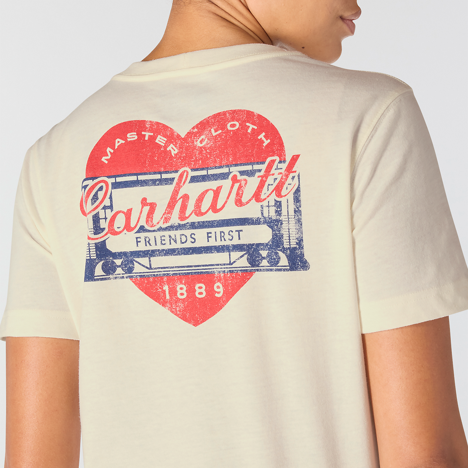 Carhartt Ladies Irvine Relaxed Fit Heritage Heart T-Shirt