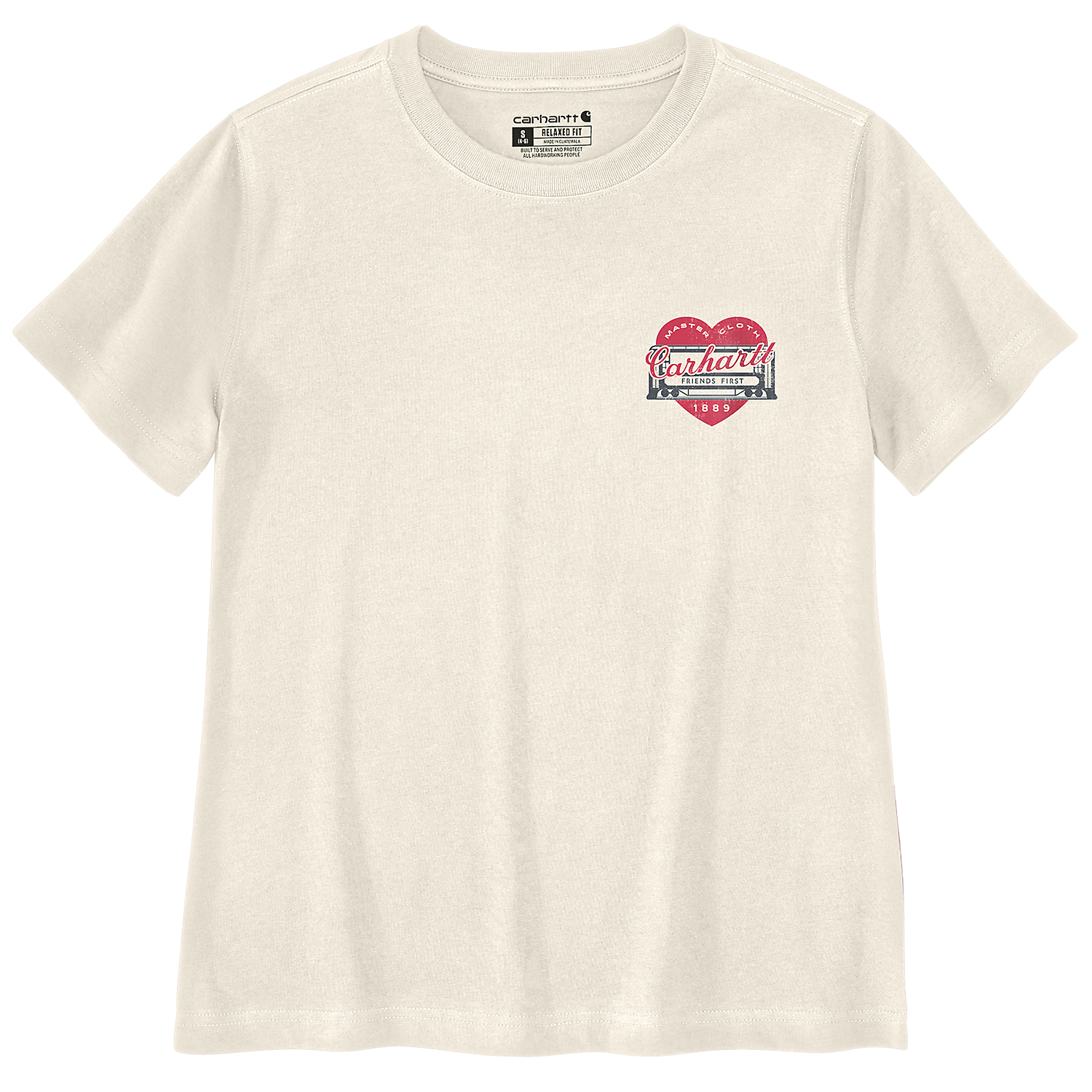 Carhartt Ladies Irvine Relaxed Fit Heritage Heart T-Shirt