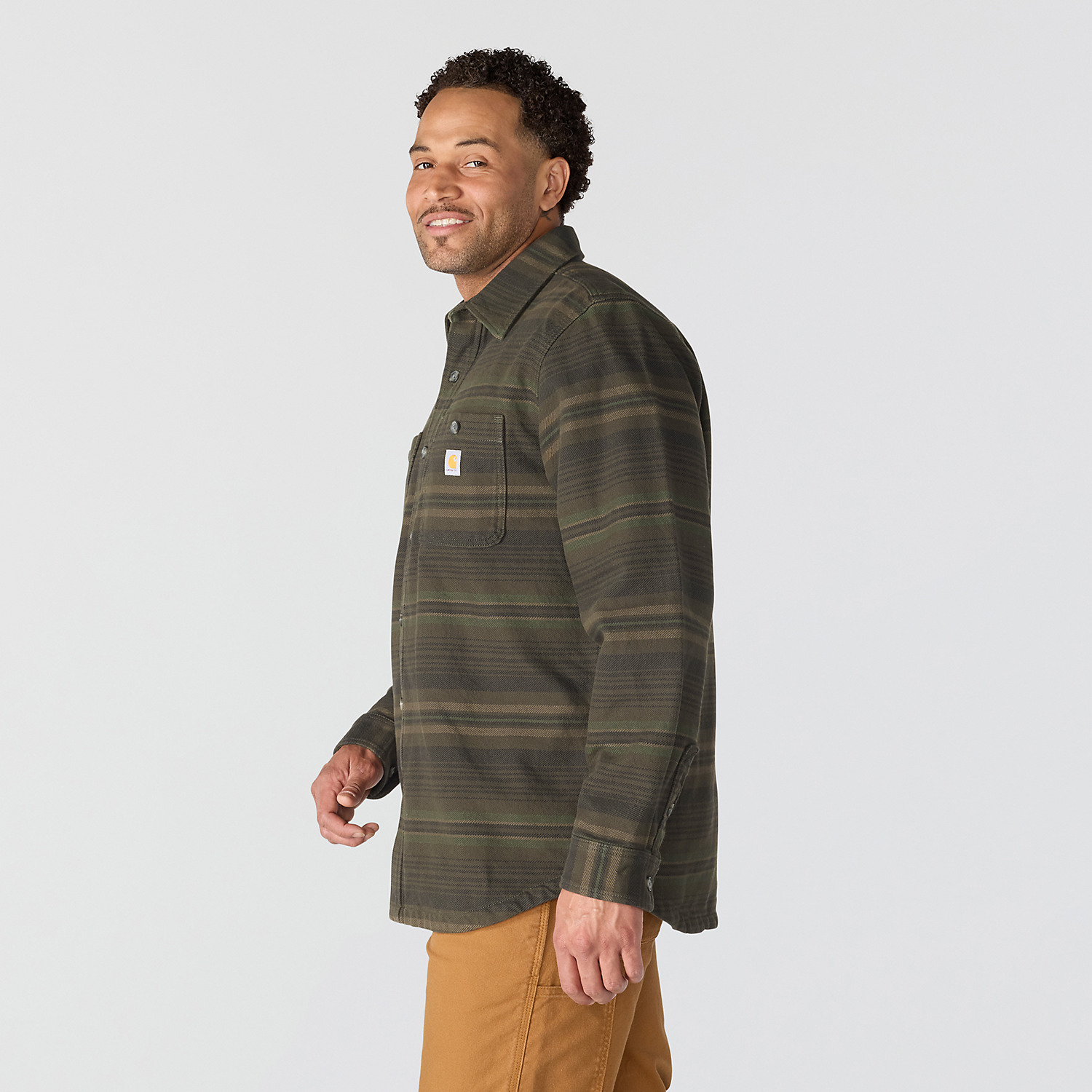 Carhartt Everett Loose Fit Long Sleeve Plaid Shirt