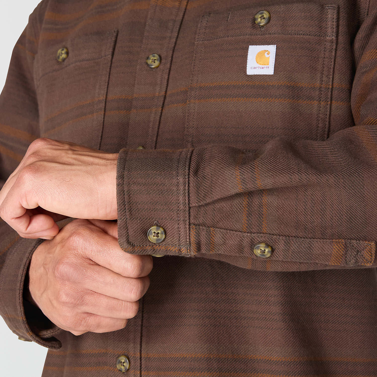 Carhartt Everett Loose Fit Long Sleeve Plaid Shirt
