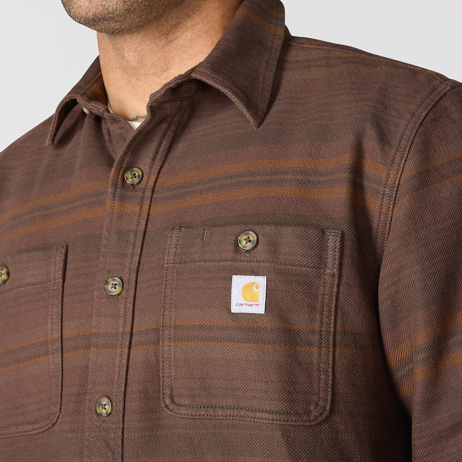Carhartt Everett Loose Fit Long Sleeve Plaid Shirt