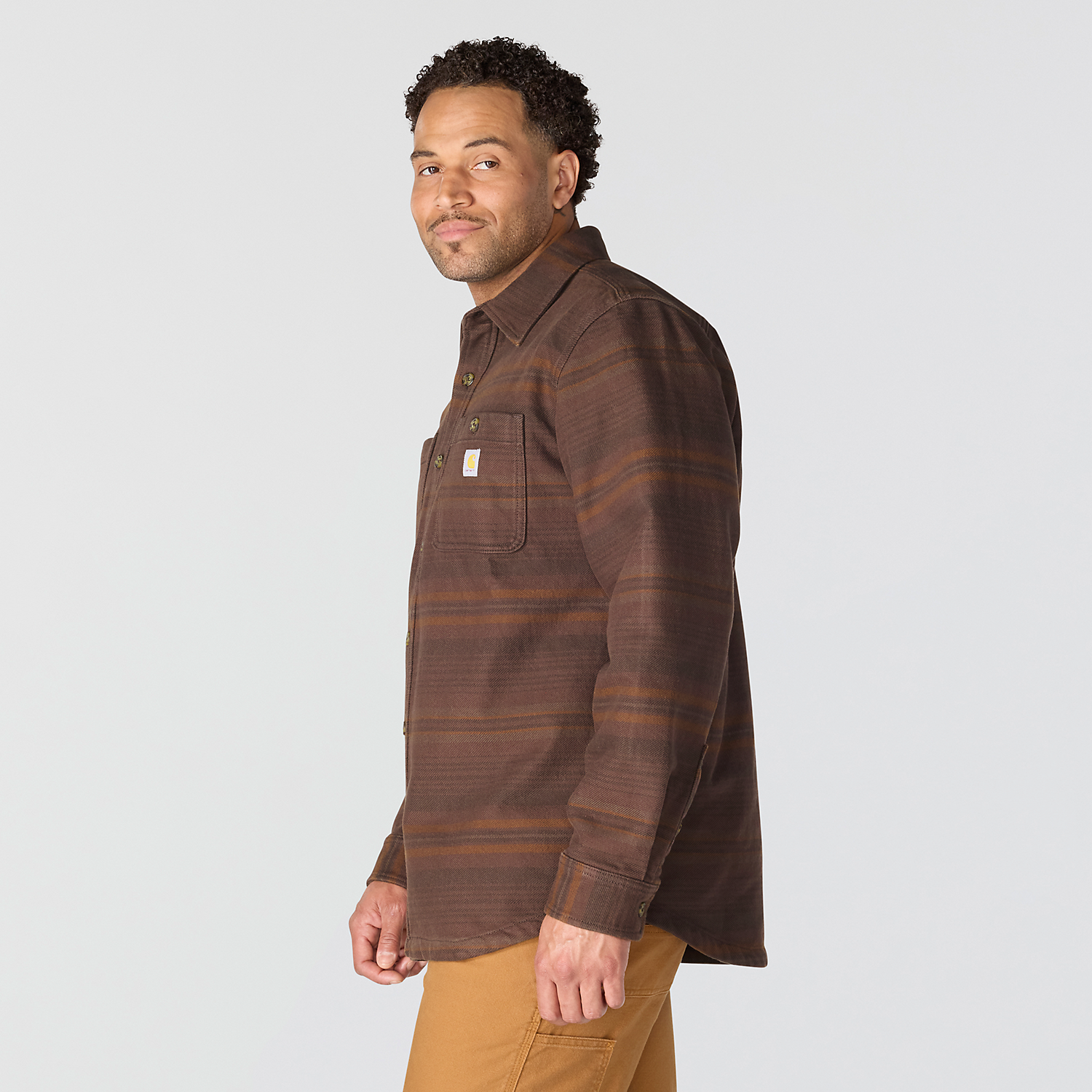Carhartt Everett Loose Fit Long Sleeve Plaid Shirt