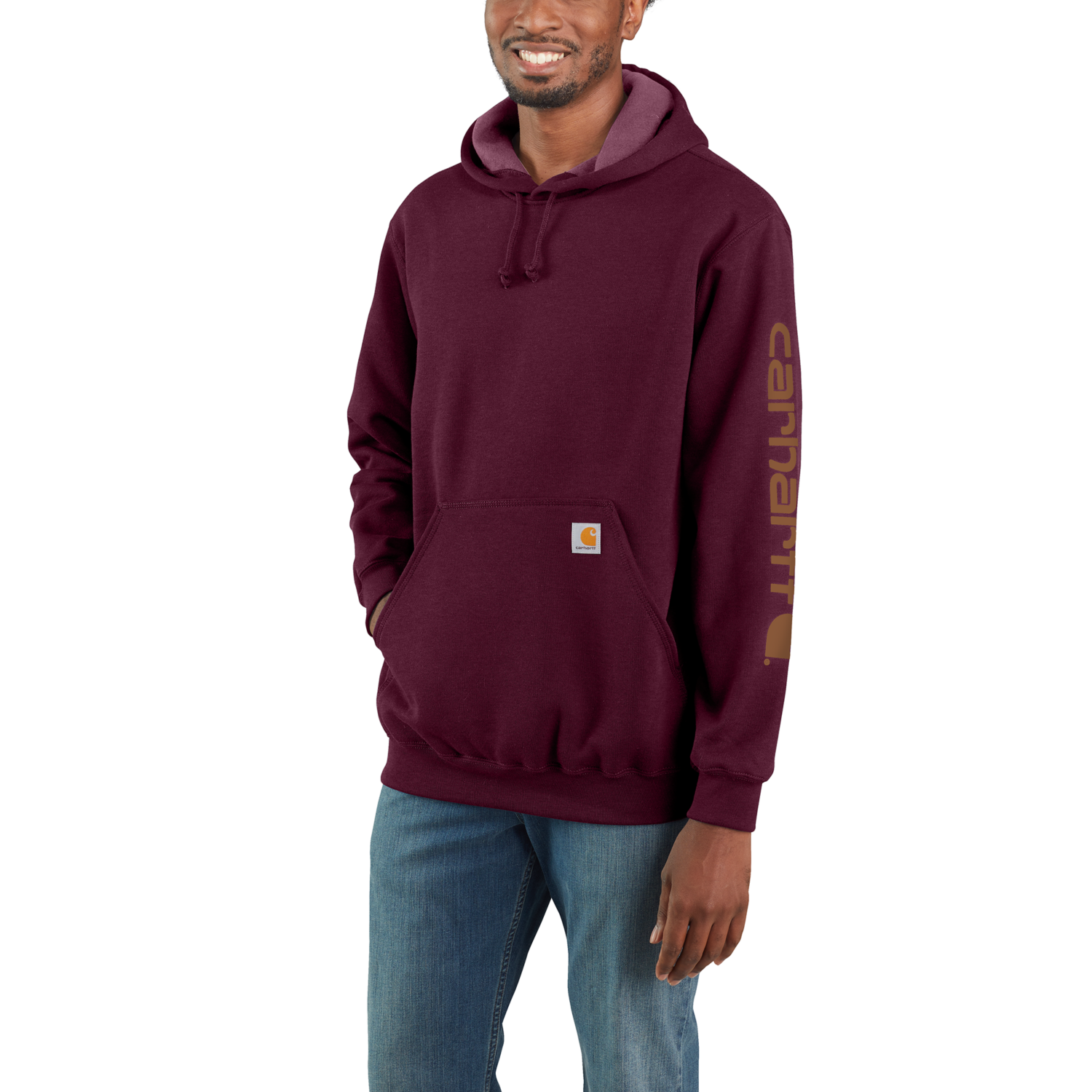 Carhartt Loose Fit Midweight Logo Sleeve Graphic Sweatshirt