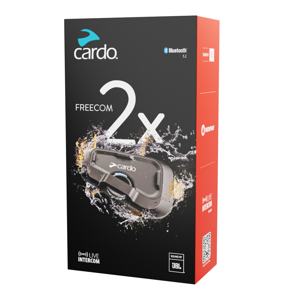 Cardo Freecom 2X Motorcycle Bluetooth Communication System