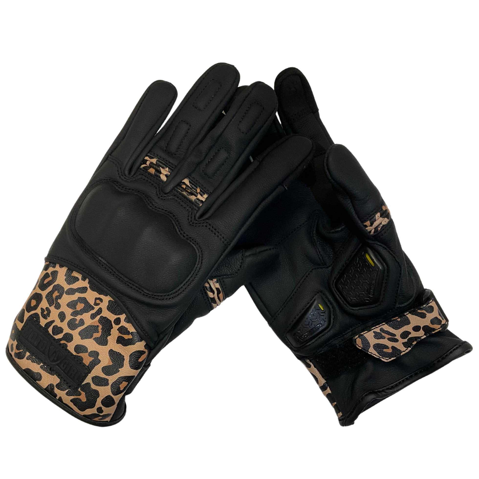 MotoGirl Bessie Glove Leopard