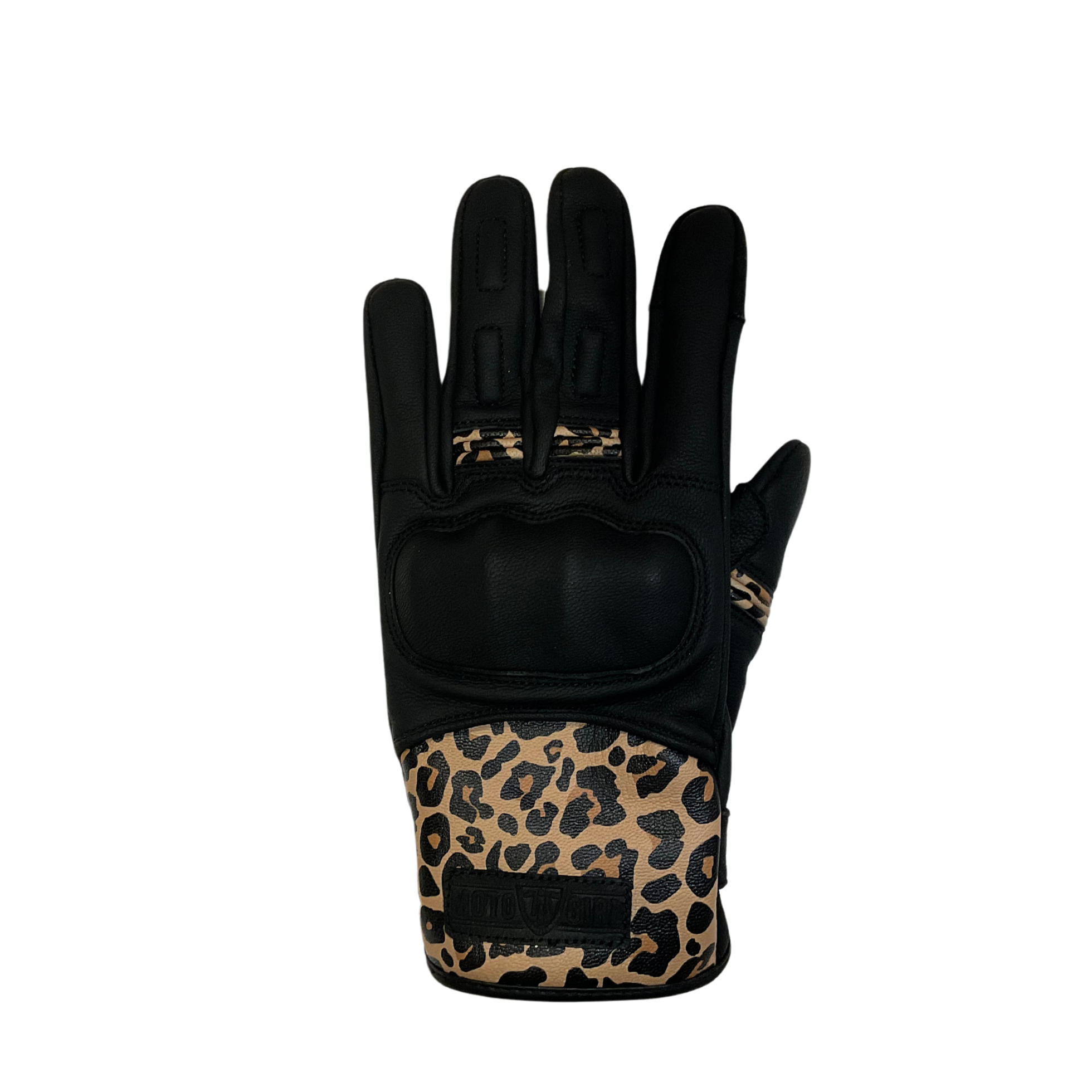 MotoGirl Bessie Glove Leopard