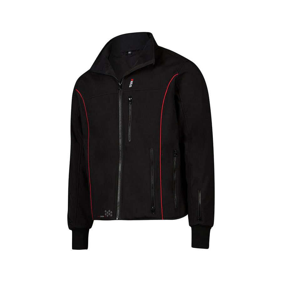 Keis J505RP Premium Extreme Heated Jacket Black/Red