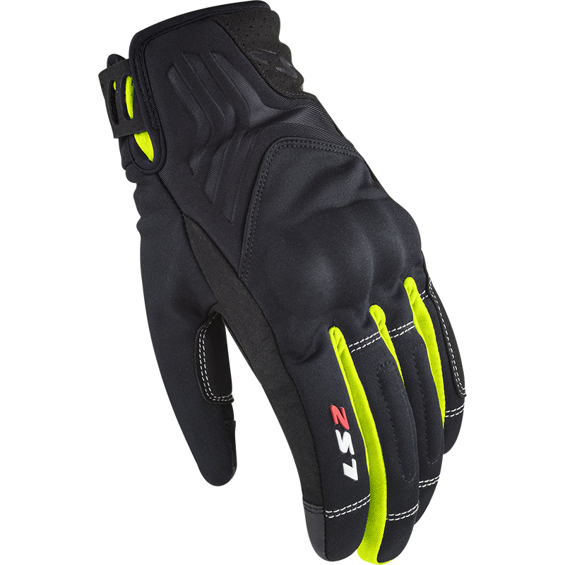 LS2 Jet 2 Lady Gloves Black/High Visibility Yellow