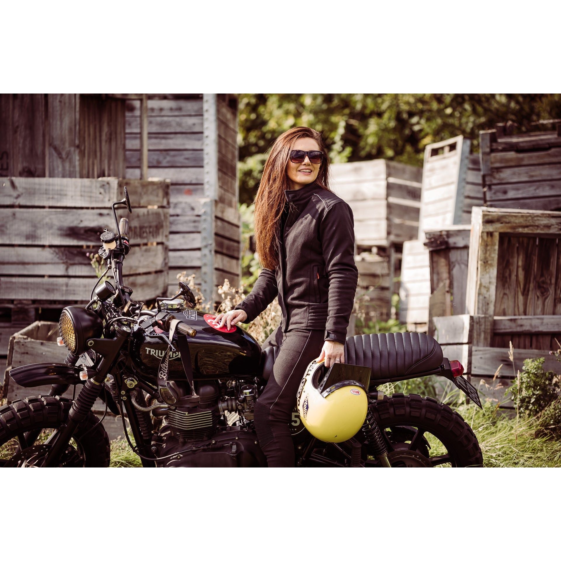 MotoGirl Louise Jacket Black