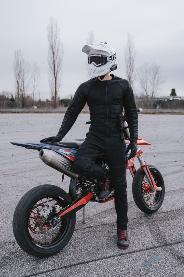 Pando Moto Commando UH Mesh Jacket Black