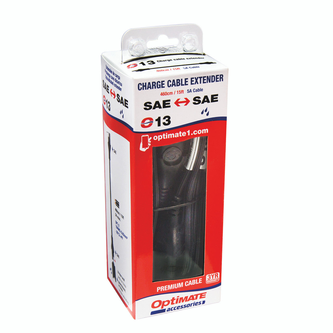 OptiMate O13 4.6m Extension Lead