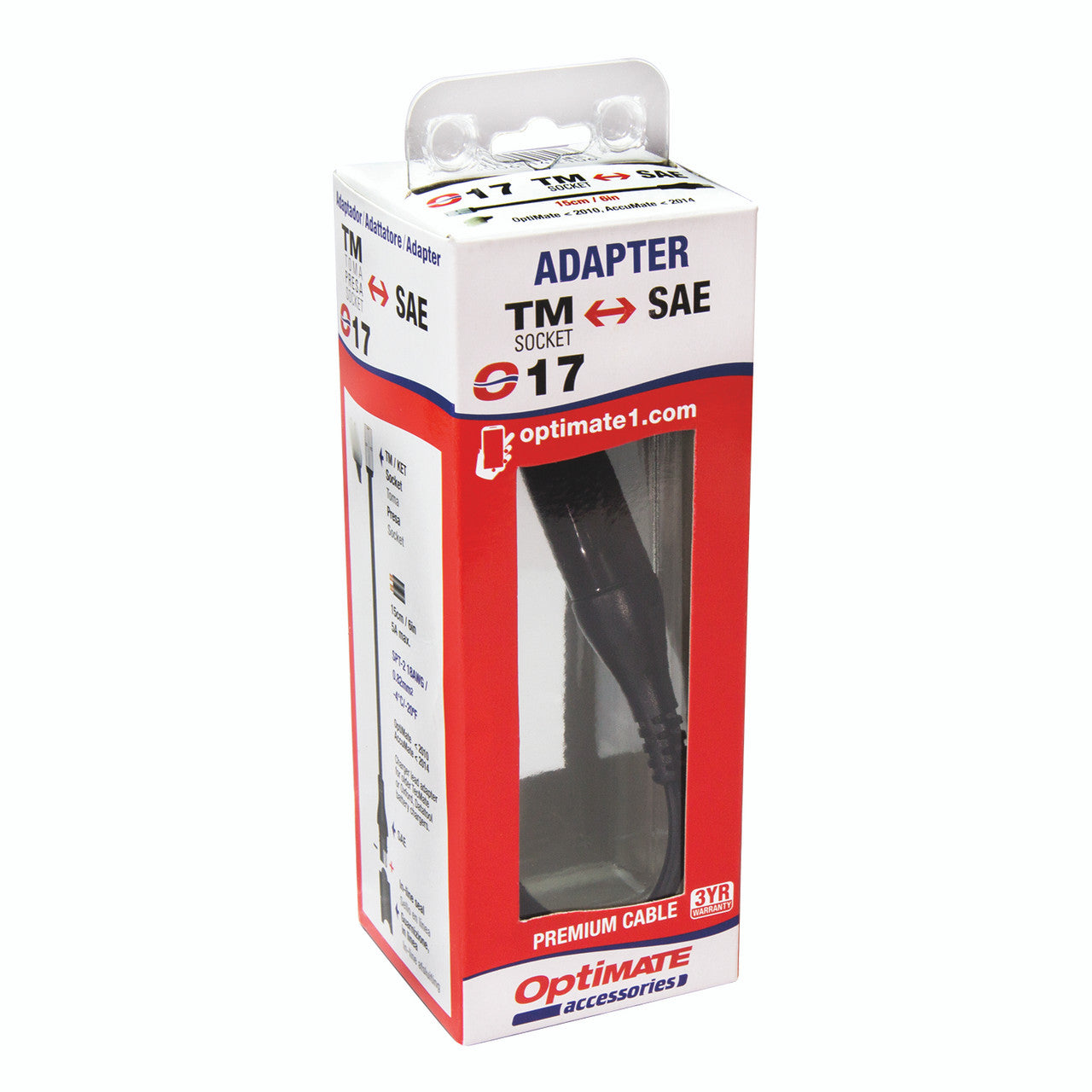 OptiMate O17 TM to SAE Converter Lead