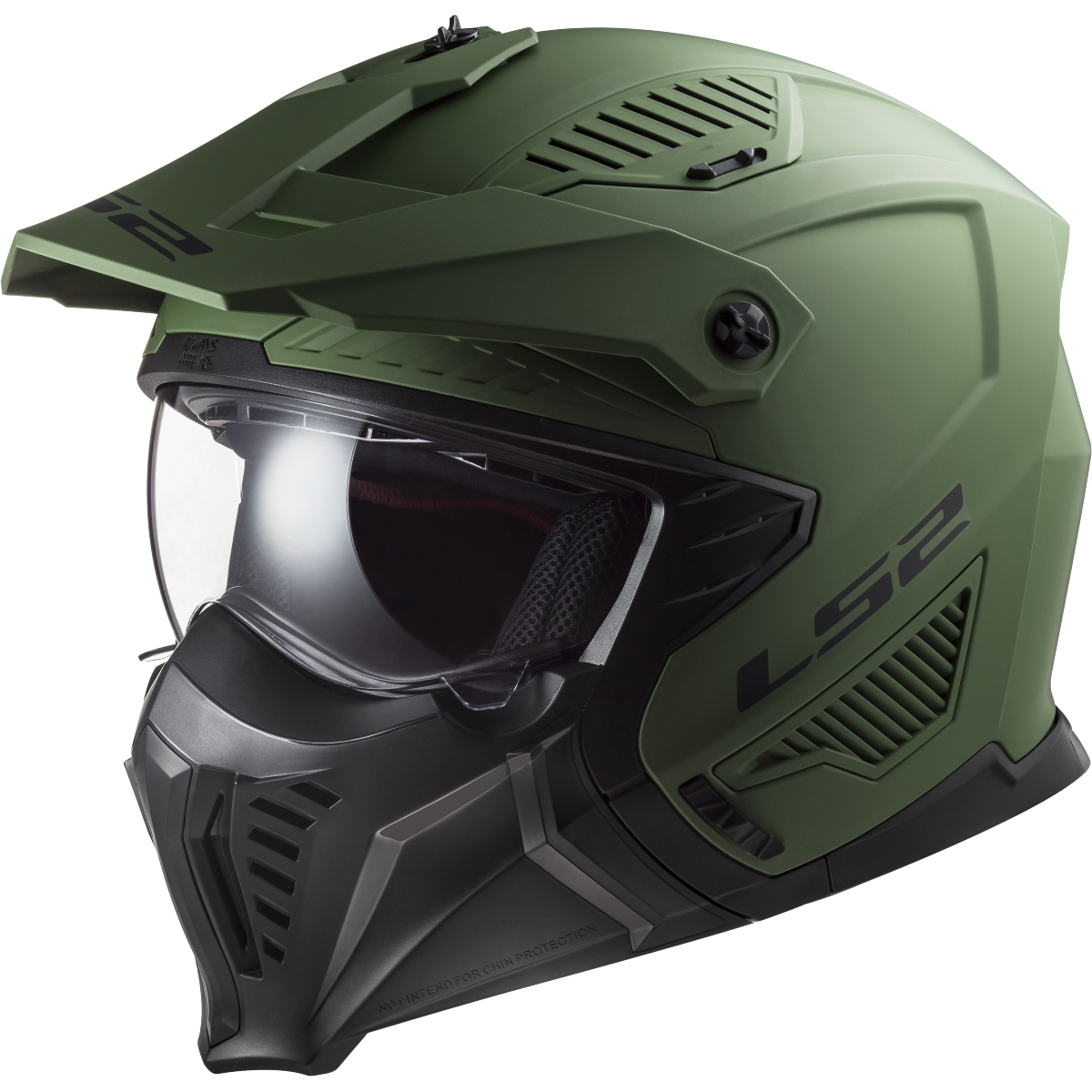 LS2 OF606 Drifter Solid Matt Military Green