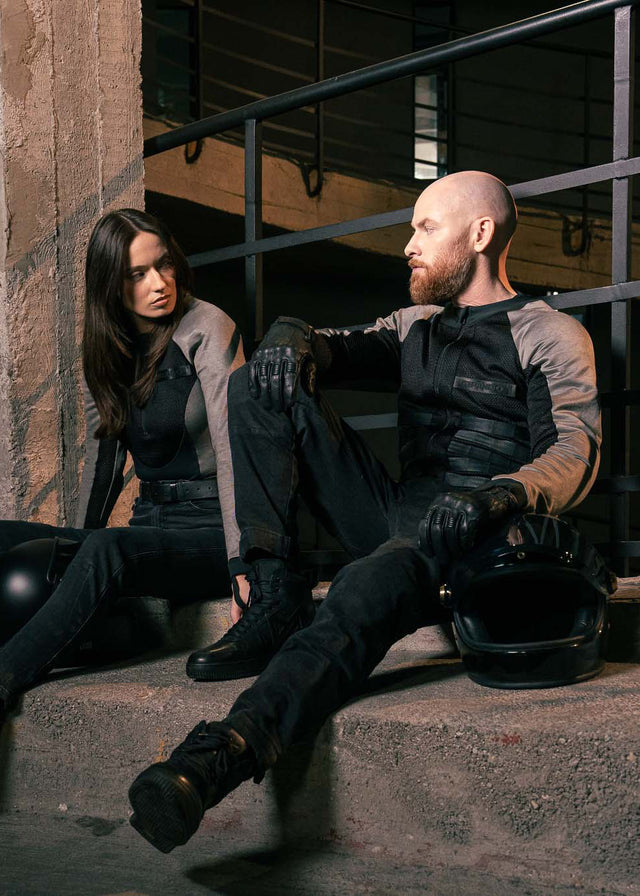Pando Moto Commando UH Mesh Jacket Grey