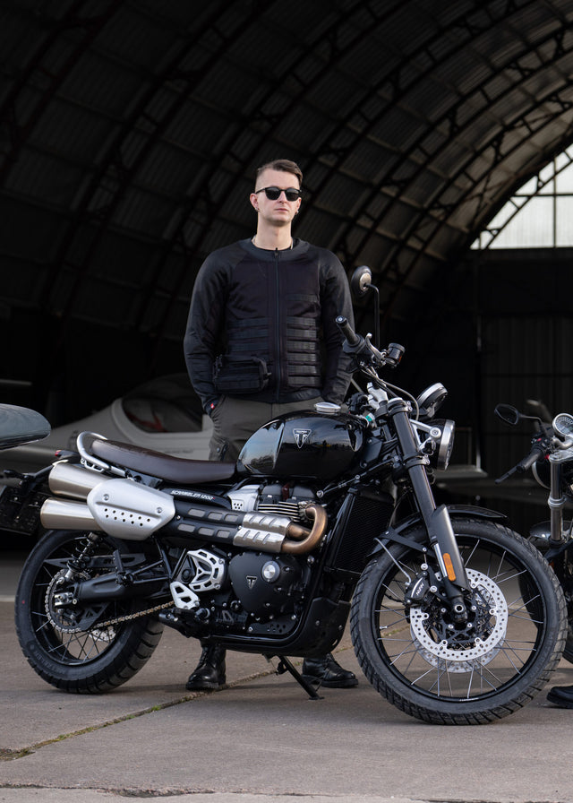 Pando Moto Commando UH Mesh Jacket Black