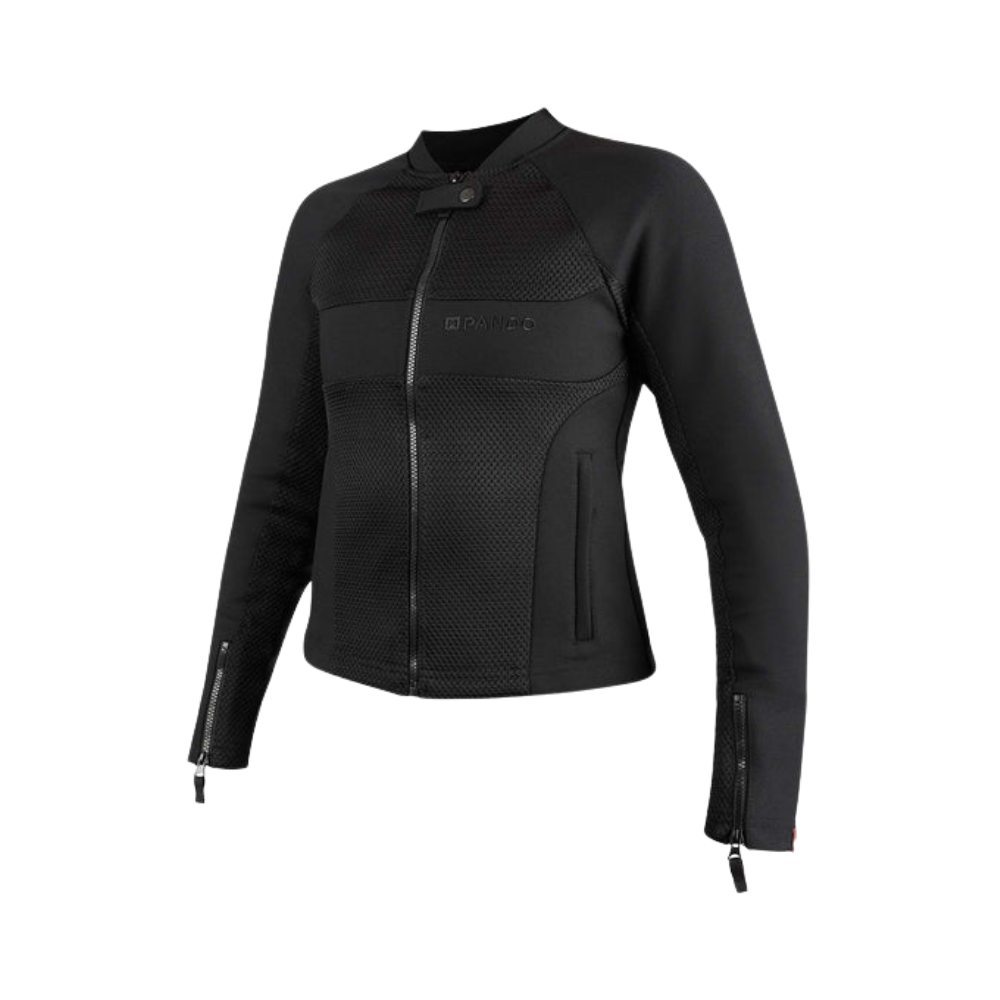 Pando Moto Stealth Ladies AAA Jacket Black