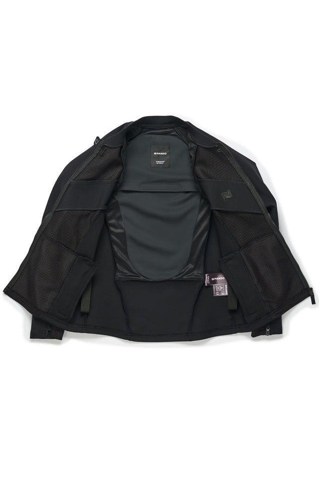 Pando Moto Stealth Men AAA Jacket Black