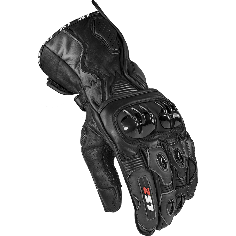 LS2 Swift Racing Gloves Black